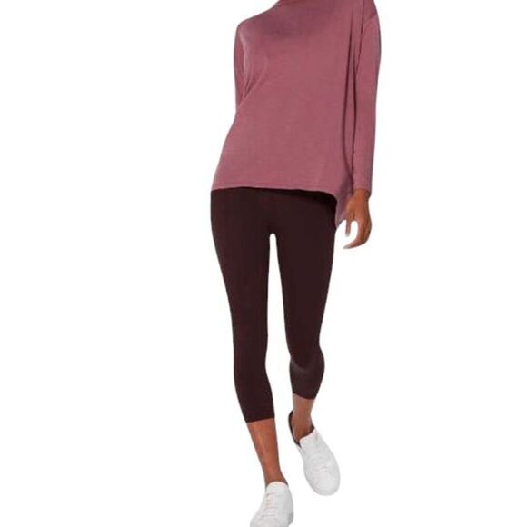 LULULEMON ATHLETICA Back In Action Long Sleeve In Figue Size Large - Picture 3 of 5